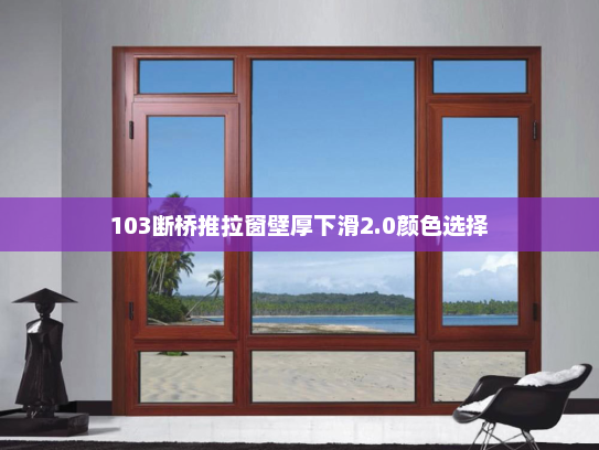 103断桥推拉窗壁厚下滑2.0颜色选择
